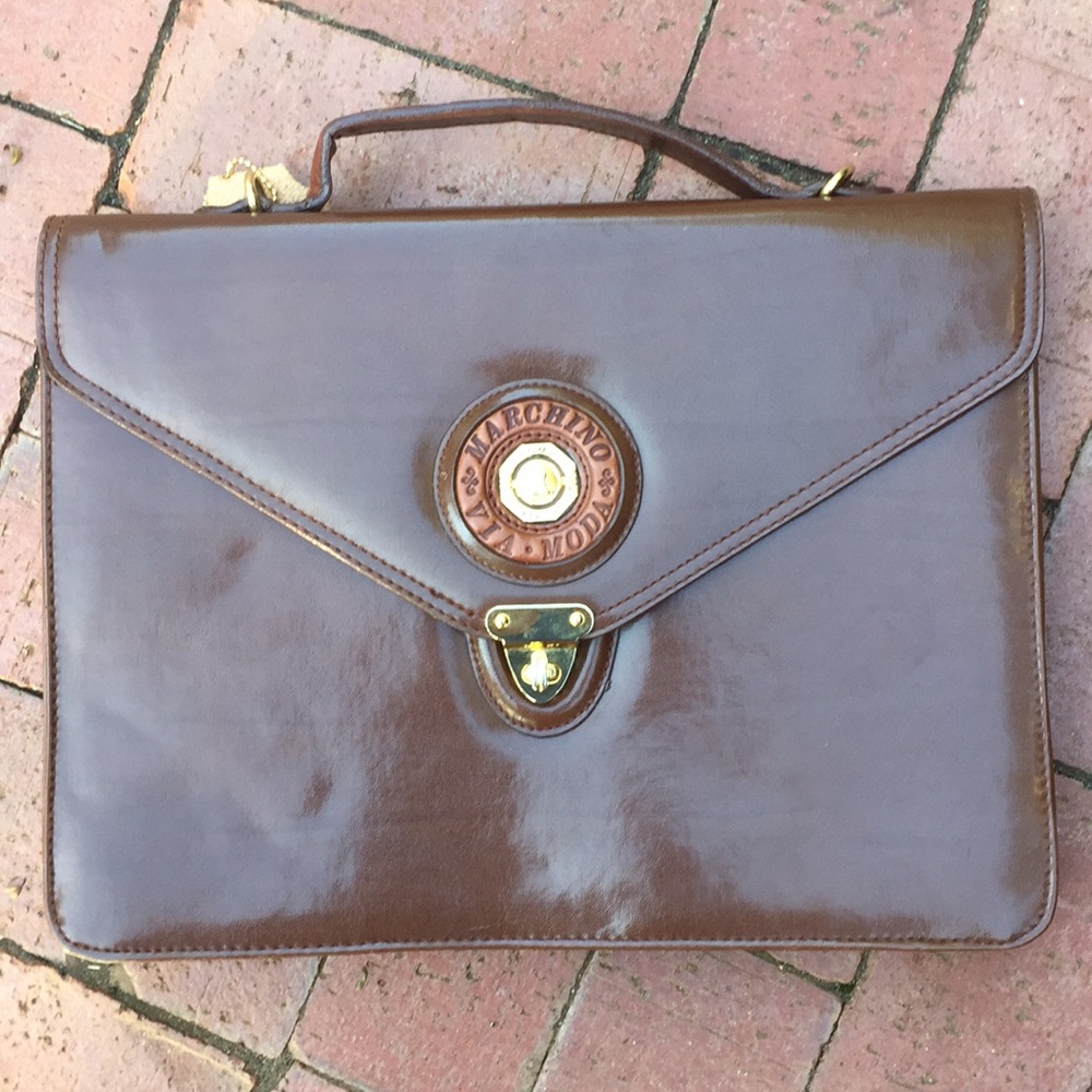 Vintage marchino vía moda briefcase